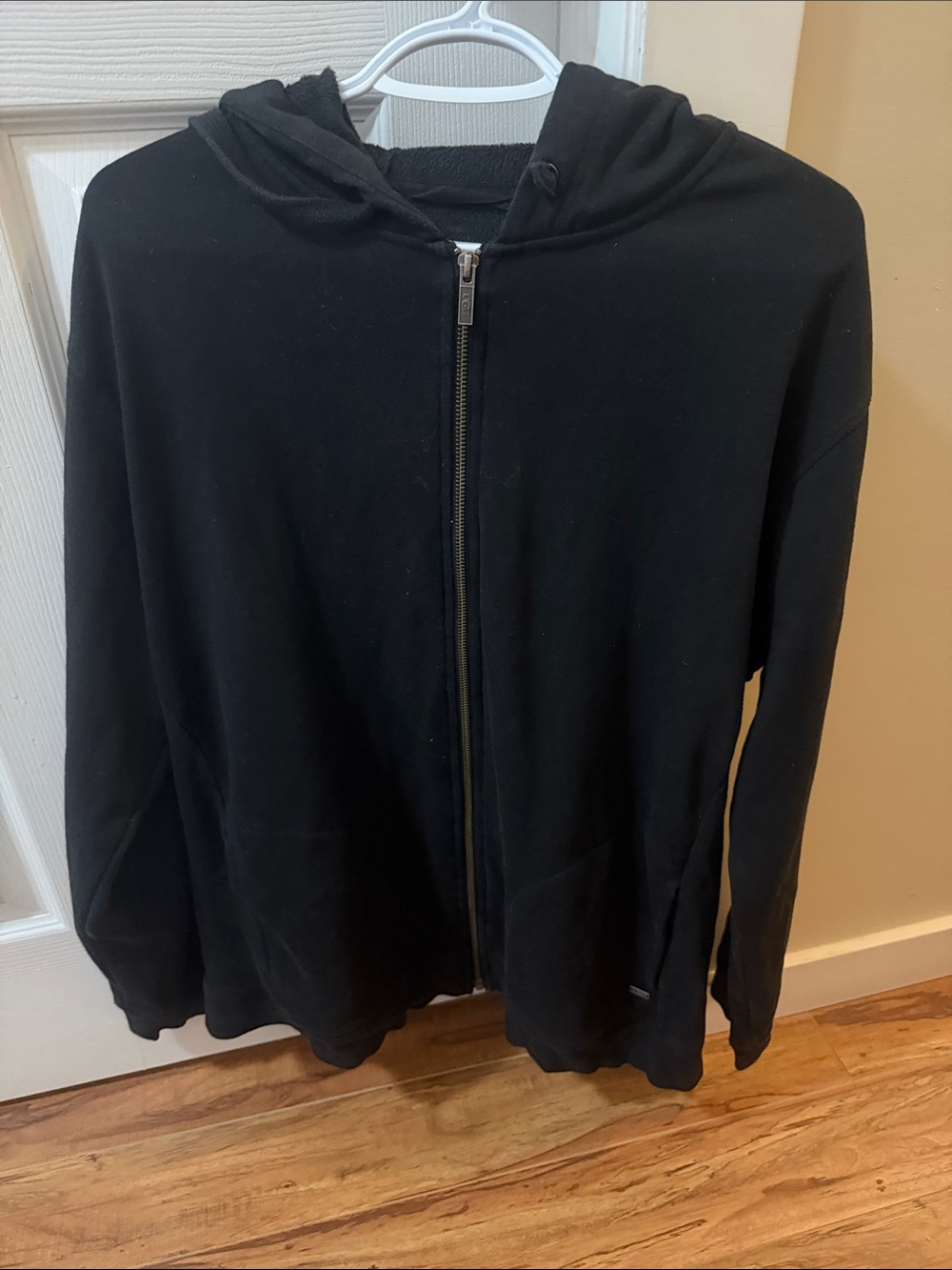 UGG Men's Black Zip-Up Hoodie Jacket
